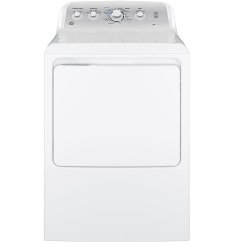 GE® 7.2 cu. ft. capacity aluminized alloy drum electric dryer with HE Sensor Dry GTD45EASJWS - d-airconditioning